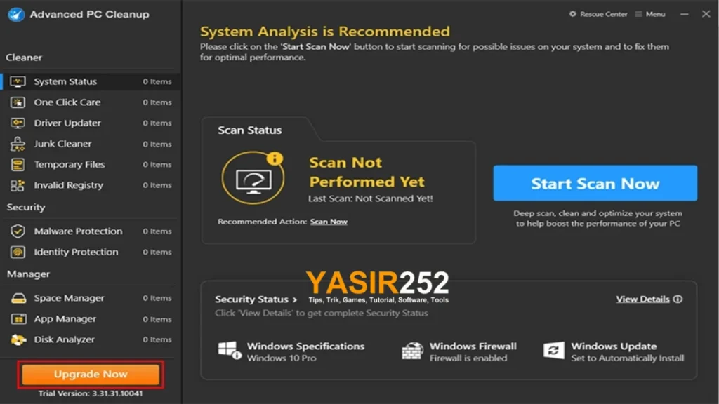 Advanced PC Cleanup Free Download Full Version Terbaru di Yasir252 Gratis Download - Yasir252 advanced pc cleanup download