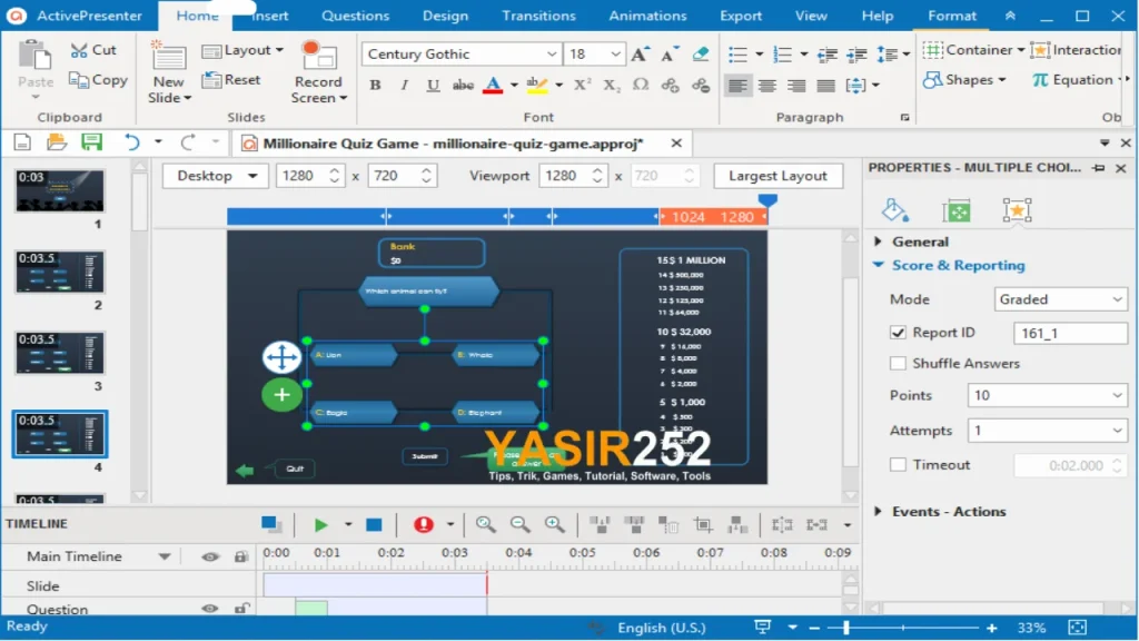 ActivePresenter Latest Version: Solusi All-in-One untuk Konten Kreator dan E-Learning di Indonesia Gratis Download - Yasir252 download gratis atomi activepresenter